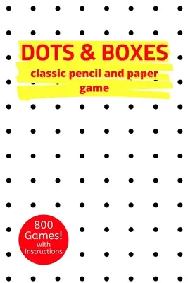 Dots & Boxes Joc clasic cu creion și hârtie: O carte de activități de strategie - Pătrate de joc mari și mici - Pentru copii și adulți - Cadouri cu tematică nouă - - Dots & Boxes Classic Pencil And Paper Game: A Strategy Activity Book - Large and Small Playing Squares - For Kids and Adults - Novelty Themed Gifts -