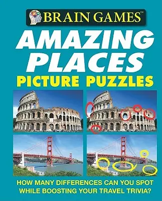 Brain Games - Picture Puzzles: Amazing Places - How Many Differences Can You Spot While Boosting Your Travel Trivia?