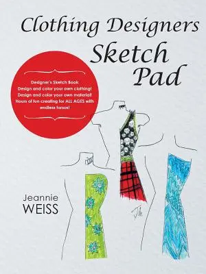 Sketch Pad pentru designeri de îmbrăcăminte - Clothing Designers Sketch Pad