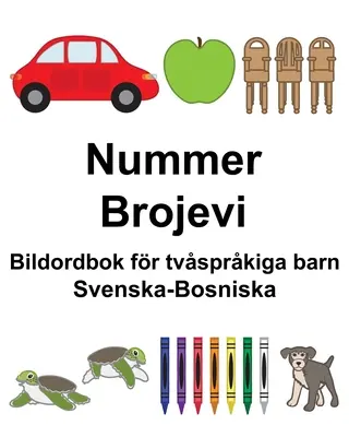 English-Tigrinya Time Carte bilingvă pentru copii - Svenska-Bosniska Nummer/Brojevi Bildordbok fr tvsprkiga barn