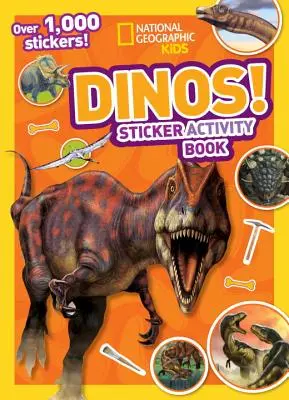 Cartea de activități cu autocolante Dinos [cu autocolant(e)] - Dinos Sticker Activity Book [With Sticker(s)]