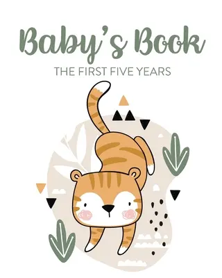 Cartea bebelușului Primii cinci ani: Păstrător de amintiri - Părinte pentru prima dată - Pe măsură ce crești - Cadou de duș pentru copii - Baby's Book The First Five Years: Memory Keeper - First Time Parent - As You Grow - Baby Shower Gift