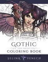 Gothic - Carte de colorat cu fantezie întunecată - Gothic - Dark Fantasy Coloring Book
