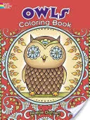 Carte de colorat cu bufnițe - Owls Coloring Book