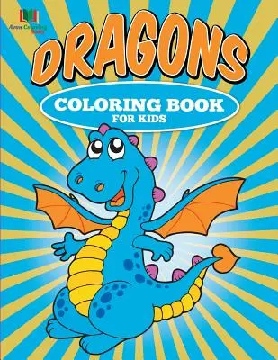 Dragoni Carte de colorat pentru copii - Dragons Coloring Book for Kids