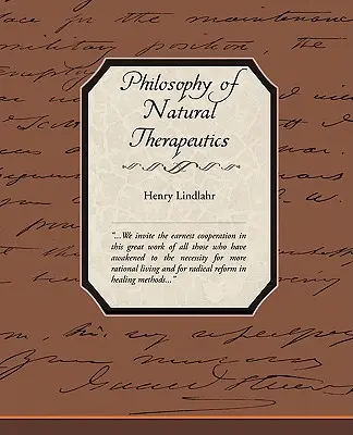Filosofia terapeuticii naturale - Philosophy of Natural Therapeutics