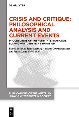 Criză și critică: Analiză filosofică și evenimente actuale - Crisis and Critique: Philosophical Analysis and Current Events