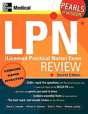 LPN (Licensed Practical Nurse) Exam Review: Perle de înțelepciune, ediția a doua - LPN (Licensed Practical Nurse) Exam Review: Pearls of Wisdom, Second Edition