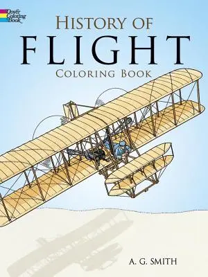 Istoria zborului Carte de colorat - History of Flight Coloring Book