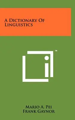 Un dicționar de lingvistică - A Dictionary of Linguistics