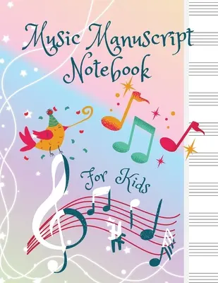 Caiet de manuscris muzical pentru copii - Music Manuscript Notebook For Kids