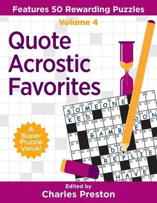 Quote Acrostic Favorites: Caracteristici 50 de puzzle-uri recompensatoare - Quote Acrostic Favorites: Features 50 Rewarding Puzzles