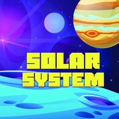 Sistemul solar: Carte spațială pentru copii de la 6 la 10 ani cu elemente de colorat. - Solar System: Space book for children from 6 to 10 years old with elements of coloring.