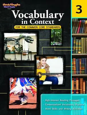 Vocabular în context pentru standardele de bază comune: Reproductibil Gradul 3 - Vocabulary in Context for the Common Core Standards: Reproducible Grade 3