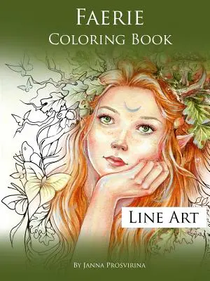 Carte de colorat Faerie: Line Art - Faerie Coloring Book: Line Art
