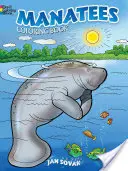 Manatees Carte de colorat - Manatees Coloring Book