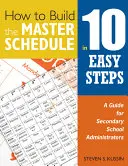 Cum să construiești programul general în 10 pași simpli: Un ghid pentru administratorii școlilor secundare - How to Build the Master Schedule in 10 Easy Steps: A Guide for Secondary School Administrators