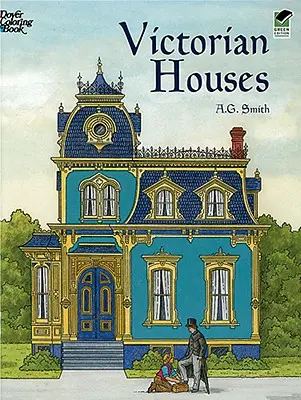 Case victoriene Carte de colorat - Victorian Houses Coloring Book