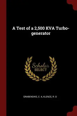 Un test al unui turbogenerator de 2.500 Kva - A Test of a 2,500 Kva Turbo-Generator