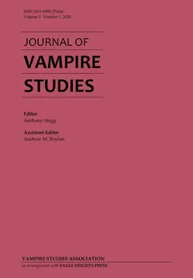 Jurnal de studii vampirice: Vol. 1, No. 1 (2020) - Journal of Vampire Studies: Vol. 1, No. 1 (2020)