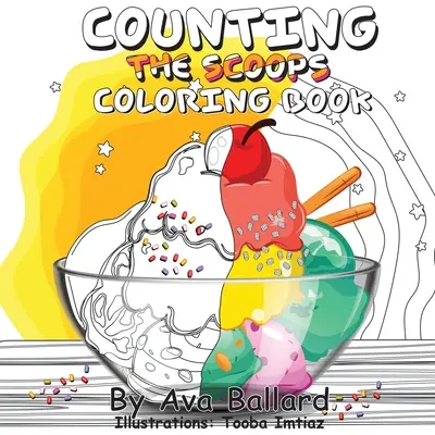 Numărarea lingurii - Carte de colorat - Counting the Scoops - Coloring Book