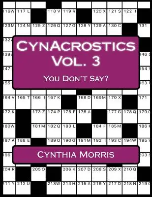 CynAcrostics Volumul 3: You Don't Say? - CynAcrostics Volume 3: You Don't Say?