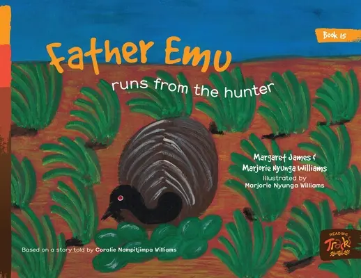 Tatăl Emu fuge de vânător - Father Emu runs from the hunter