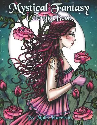 Carte de colorat cu fantezie mistică: Colorare pentru adulți - zâne frumoase, dragoni, unicorni, sirene și multe altele! - Mystical Fantasy Coloring Book: Coloring for Adults - Beautiful Fairies, Dragons, Unicorns, Mermaids and More!