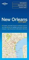 Lonely Planet New Orleans Hartă a orașului 1 - Lonely Planet New Orleans City Map 1