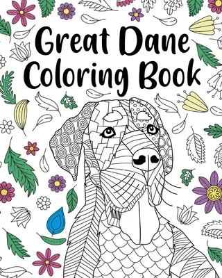 Cartea de colorat Great Dane - Great Dane Coloring Book