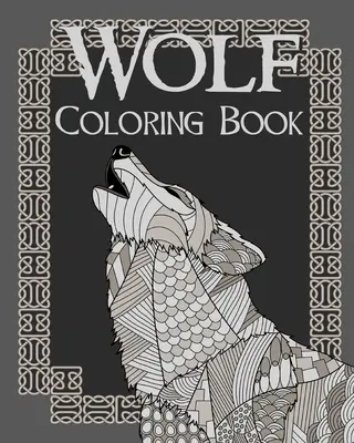 Wolf carte de colorat - Wolf Coloring Book