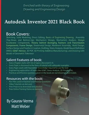 Autodesk Inventor 2021 Carte neagră - Autodesk Inventor 2021 Black Book