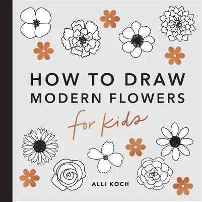 Flori moderne: Cum să desenezi cărți pentru copii - Modern Flowers: How to Draw Books for Kids