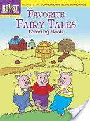 Cartea de colorat Poveștile preferate - Favorite Fairy Tales Coloring Book