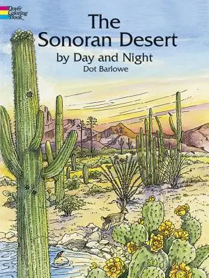 Cartea de colorat Deșertul Sonoran de zi și de noapte - The Sonoran Desert by Day and Night Coloring Book