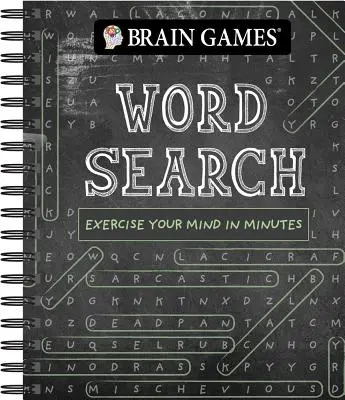 Brain Games - Căutarea cuvintelor (Chalkboard #1), 1: Exersează-ți mintea în câteva minute - Brain Games - Word Search (Chalkboard #1), 1: Exercise Your Mind in Minutes