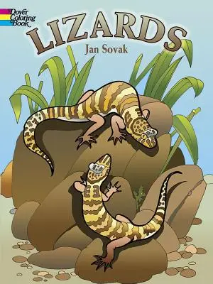 Cartea de colorat Șopârle - Lizards Coloring Book