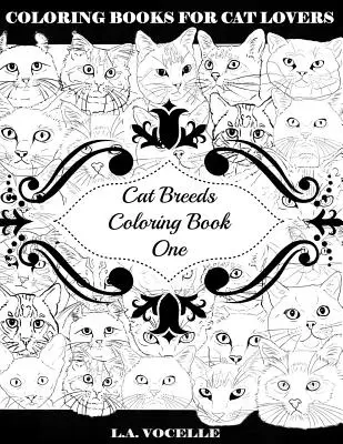 Rase de pisici Carte de colorat One - Cat Breeds Coloring Book One
