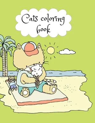Carte de colorat cu pisici - Cats coloring book