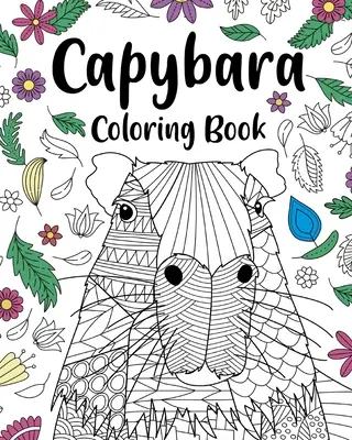 Cartea de colorat pentru adulți Capybara - Capybara Adult Coloring Book