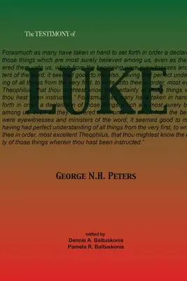 Mărturia lui Luca: 1907 Note de studiu biblic asupra Evangheliei după Luca (The Testimony of Luke: 1907 Biblical study notes on the Gospel of Luke) - The Testimony of Luke: 1907 Biblical study notes on the Gospel of Luke