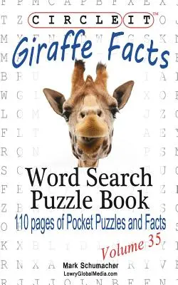 Circle It, Giraffe Facts, Căutare în cuvinte, Carte puzzle - Circle It, Giraffe Facts, Word Search, Puzzle Book