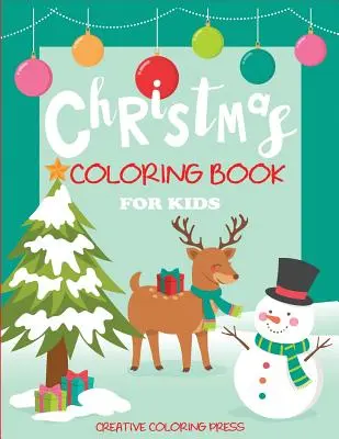 Carte de colorat de Crăciun pentru copii - Christmas Coloring Book for Kids
