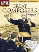 Mari compozitori carte de colorat - Great Composers Coloring Book