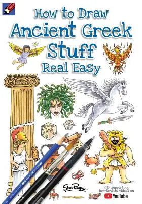 Cum să desenezi chestii grecești antice foarte ușor: Ghid de desen ușor pas cu pas - How To Draw Ancient Greek Stuff Real Easy: Easy step by step drawing guide