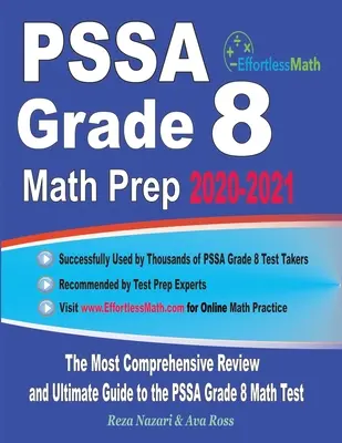 PSSA Grade 8 Math Prep 2020-2021: Cea mai cuprinzătoare revizuire și ghidul final pentru testul PSSA Grade 8 Math - PSSA Grade 8 Math Prep 2020-2021: The Most Comprehensive Review and Ultimate Guide to the PSSA Grade 8 Math Test