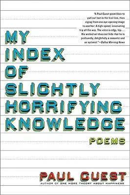 Indexul meu de cunoștințe ușor îngrozitoare - My Index of Slightly Horrifying Knowledge