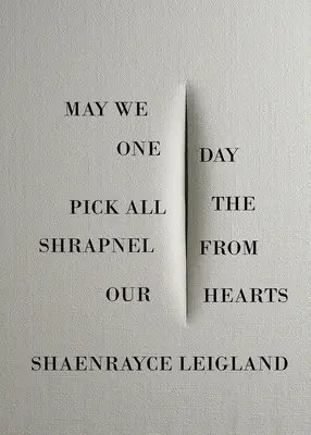 Fie ca într-o zi să scoatem toate șrapnelele din inimile noastre - May We One Day Pick All the Shrapnel From Our Hearts