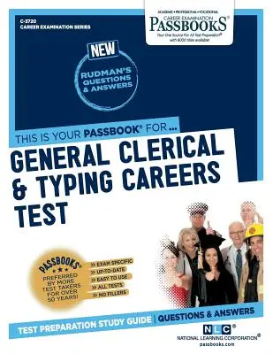 General Clerical & Typing Careers Test, 3720
