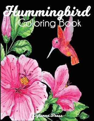 Carte de colorat cu păsări colibri - Hummingbird Coloring Book
